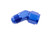 Redhorse Performance 8245-06-06-1 Fitting, Adapter, 8245 Series, 45 Degree, 6 AN Female Swivel to 6 AN Male, Aluminum, Blue Anodized, Each