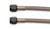 Redhorse Performance 900-06-24-2 AN Hose Assembly, 900 Series, 24 in Long, 6 AN Hose, 6 AN Straight Female to 6 AN Straight Female, Braided Stainless, PTFE Lined, Aluminum, Black Anodized, Each