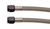 Redhorse Performance 900-06-48-2 AN Hose Assembly, 900 Series, 48 in Long, 6 AN Hose, 6 AN Straight Female to 6 AN Straight Female, Braided Stainless, PTFE Lined, Aluminum, Black Anodized, Each