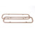 SCE Gaskets 128076 Valve Cover Gasket, 0.313 in. Thick, Cork, Pontiac V8, Pair