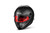 Sparco BRH0003B0R010ML Helmet, Stealth RF Carbon, Full Face, FIA Approved, Snell SA2025, Head and Neck Support Ready, Carbon Fiber, Red Lining, Medium/Large, Each-1