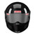 Simpson Safety 9200032 Helmet, Bandit, Full Face, Snell SA2025, Head and Neck Support Ready, Black, Large, Each-2