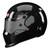 Simpson Safety 9290022 Helmet, KingSnake, Full Face, Snell SA2025, Head and Neck Restraint Ready, Black, Medium, Each-1