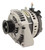 Tuff-Stuff 8435F6G1W Alternator, Factory Cast PLUS, 225 Amp, 12 V, 1-Wire, 6-Rib Serpentine Pulley, Material Case, Natural, GM LS-Series, Each