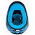 Zamp H781C042XL Helmet, RZ-67D, Full Face, Snell SA2025, Head and Neck Support Ready, Carbon Fiber/Fluorescent Blue, 2X-Large, Each-2