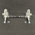 TRZ 326-MUS2-1 1979-2004 Mustang 2 in. Aluminum Drop Titanium Spindles for Spindle Mount Brakes, With Steering Arms, Pair