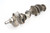 Molnar Technologies 350-3500BB6L-57 Small Block Chevy Crankshaft, Lightweight, 3.500 in. Stroke, Internal Balance, Forged Steel, 2-Piece Seal, 350 Mains, Each