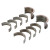 ACL Bearings 4M2505H-STD Main Bearing, H-Series, Standard, Nissan V6, Kit