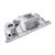 Air Flow Research 4812 Intake Manifold, Eliminator, Square Bore, Dual Plane, Aluminum, Natural, Small Block Chevy, Each