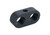 Allstar ALL18370 Hose / Tube Separators, Two 6 AN Holes, Aluminum, Black Anodized, Each