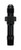 Allstar ALL50005 Fitting, Adapter, Straight, 4 AN Male to 1/8 in. NPT Male, Aluminum, Black Anodized, Each