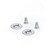 Allstar ALL940804 Helmet Shield Pivot, Allstar Helmets, Aluminum, Silver Anodized, Kit