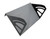 Allstar ALL99452 Spoiler, 16 x 8 in, 1-Piece, Aluminum, Black Powder Coat, Dirt Late Model / Modified, Each