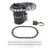 Fuelab Fuel Systems 62813-1 Surge Tank, QSST 2.0, 2.1 L, 10 AN Male O-Ring Outlet, 8 AN Male O-Ring Return, 12 AN Male O-Ring Vent, Dual 340 lph Fuel Pump, Lift Pump, Aluminum, Titanium / Black Anodized, Kit