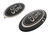 Ford M-1447-F15BC Emblem, Ford Oval, Grille / Tailgate, Plastic, Black / Chrome, Front Camera Provision, Ford Fullsize Truck 2018-20, Kit