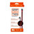 Grip Lock Ties G8-BKRD-X48 Cable Ties, Zip Ties, 8 in. Long, Red Rubber Lined, Nylon, Black, Reusable, Set of 48