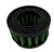 Green Filter 7413 Air Filter Element, Round, 2 in. OD, 1.06 in. Tall, 1.06 in. ID, Reusable Cotton, Green, Universal, Each