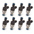 Holley 522-168 Fuel Injectors, Low Impedance, 160 Lb/hr, EV1/Minitmer, Universal, Set of 8