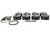 Mahle Pistons 197779155 Piston and Ring, PowerPak, Flat Top, Forged, 4.155 in. Bore, 1.062 in. Compression Height, 1.0 x 1.0 x 2.0 mm Ring Grooves, Minus 9.00 cc, Small Block Chevy, Kit