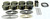 Mahle Pistons 930225475 Piston and Ring, PowerPak, Dished, Forged, Dish, 4.075 in. Bore, 1.304 in. Compression Height, 1.0 x 1.0 x 2.0 mm Ring Grooves, Minus 12.00 cc, GM LS-Series, Kit