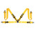 Momo Automotive Accessories M040303YL Harness, Corsa, 4 Point, Camlock, FIA Approved, Pull Down Adjust, Clip-In, Individual Harness, Yellow, Kit
