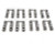 Morel Lifters 4603 Lifter, Hydraulic Roller, 0.842 in. OD, Tall Body, Link Bar, Big Block Chevy, Set of 16