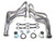 Patriot Exhaust H8096-1 Headers, Full, 1.625 in. Primary, 3 in. Collector, Gaskets / Hardware / Reducers Included, Steel, Silver Ceramic, Pair