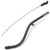 Proform 66169 Transmission Dipstick, Locking, Bellhousing Mount, Solid Tube, Steel, Black Paint, Torqueflite, Each