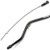 Proform 66199 Transmission Dipstick, Locking, Bellhousing Mount, Solid Tube, Steel, Black Paint, Ford C6, Each
