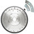 PRW Industries, Inc. 1630283 Flywheel, Pro Series, 164 Tooth, SFI 1.1, Steel, Internal / External Balance, Small Block Ford, Each