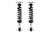 QA1 MD618-14500 Coil-Over Shock Kit, Pro-Coil, Twintube, Double Adjustable, Front, 500 lbs/in. Spring Rate, 2WD, Ford Fullsize Truck 2015-25, Pair