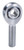 QA1 XML7 Rod End, XM Series, Spherical, 7/16-20 in. Left Hand Male Thread, PTFE Lined, Steel Ball, Chromoly, Zinc Oxide, Each