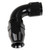 Russell 550563 Fitting, Hose End, Pro PTFE, PTFE Hose, 90 Degree, 8 AN Hose to 8 AN Female, Aluminum, Black Anodized, Each
