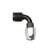 Russell 610193 Fitting, Hose End, ProClassic, 90 Degree, 12 AN Hose to 12 AN Female, Aluminum, Black / Silver Anodized, Each