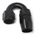 Russell 613525 Fitting, Hose End, ProClassic, Swivel, 180 Degree, 10 AN Hose to 10 AN Female, Aluminum, Black Anodized, Each