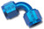 Russell 640160 Fitting, Adapter, 90 Degree, 6 AN Female Swivel to 6 AN Female Swivel, Aluminum, Blue Anodized, Each