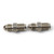 Russell 640321 Fitting, Adapter, Straight, 4 AN Male to 7/16-20 in. Inverted Flare Male, Steel, Nickel Plated, Pair