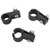 Russell 654263 Line Clamp, 2-Piece, 0.5 in. ID, Aluminum, Black Anodized, Set of 3