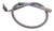 Russell 655080 AN Hose Assembly, Competition, 30 in. Long, 3 AN Hose, 3 AN Straight Female to 3 AN 90 Degree Female, Braided Stainless, PTFE Lined, Each