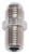 Russell 660061 Fitting, Adapter, Straight, 4 AN Male to 3/8 in. NPT Male, Aluminum, Clear Anodized, Each
