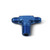 Russell 660120 Fitting, Adapter Tee, 6 AN Male x 6 AN Male x 3/8 in. NPT Male, Aluminum, Blue Anodized, Each