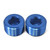 Russell 662030 Fitting, Plug, 1/8 in. NPT, Allen Head, Aluminum, Blue Anodized, Pair