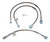 Russell 672310 Brake Hose Kit, DOT Approved, Braided Stainless, 2WD, GM Fullsize Truck 1979-87, Kit