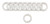 Russell 683990 Crush Washer, 0.480 in. ID, 0.704 in. OD, 0.060 in. Thick, Aluminum, Natural, Set of 10