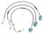Russell 695950 Brake Hose Kit, DOT Approved, Braided Stainless, 4-6 in. Lift, Jeep Wrangler TJ 1997-2006, Kit