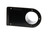 Schoenfeld 300TSB Exhaust Shield, Tail Pipe Saver, 3 in. Diameter Round, Single Straight Outlet, Steel, Black Powder Coat, Each