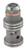 Tuff-Stuff 5554 Flow Control Valve, Power Steering, 1200 psi, Steel, Natural, Tuff Stuff Saginaw Pumps, Each