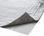 Thermo-Tec 14131 Heat and Sound Barrier, Thermo Guard FR, 24 x 48 in. Sheet, One Sided Foil, Adhesive Backing, Aluminized Synthetic Fiber, Silver, Each