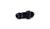 Vibrant Performance 10685 Fitting, Bulkhead, Straight, 12 AN Male to 12 AN Male Bulkhead, Aluminum, Black Anodized, Each