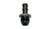 Vibrant Performance 11212 Fitting, Adapter, Straight, 8 AN Male to 3/8 in. Hose Barb, Aluminum, Black Anodized, Each